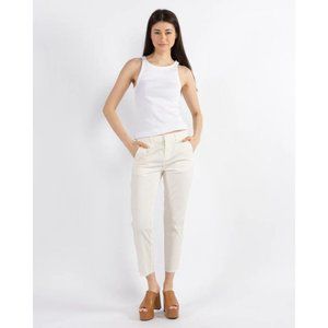 Nili Lotan Montauk Trouser Pants Eggshell Size 4 Straight Leg
